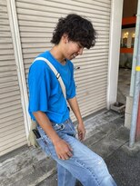 ハイセンス(HISENSE)&nbsp;ダークアッシュニュアンスパーマウルフベリーショート　【GIA】