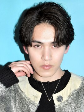 オーシャントーキョー(OCEAN TOKYO) ニュアンスパーマセンターパートツーブロックコンマバング韓国