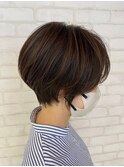 20代30代40代くびれヘア似合わせカット白髪ぼかしアースカラー