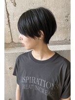 ドアベルヘアリビング(Door Bell hair Living)&nbsp;黒髪　イメチェン　小顔になれる　コンパクトハンサムショート