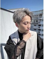 アグラントープ(a Gland taupe)&nbsp;モテるメンズセンター分け◇束感刈り上げツイストパーマ