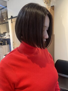 アイリー 自由が丘(Aily) 【Aily自由が丘】自然な丸みのボブ