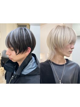 似合わせはもちろん！デザイン性と再現性を兼ね備えたメンズヘアも人気です◎