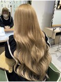 ブロンドカラーエクステ