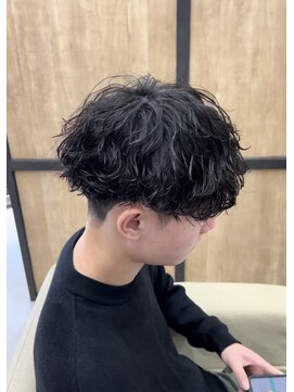 メンズギフト(men's GIFT) 刈り上げツーブロック波巻きスパイラルパーマメンズマッシュ