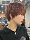 xブリーチ/イメチェン/ホワイトブロンド/外ハネボブ/美髪/