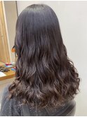 コテ巻き風パーマ少ししっかり目　新デジタルパーマ