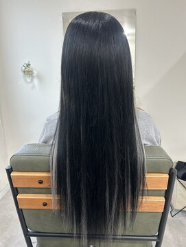 ハイエクステンション 近江八幡店(Hi-Extension) 【ブルーブラック×シルバーメッシュ】