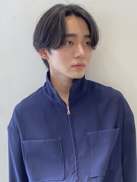 ユーフォリア 渋谷グランデ(Euphoria SHIBUYA GRANDE) 毛流れパーマ　センターパート　ニュアンスパーマ　MOMO