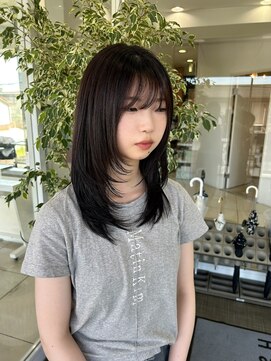 ハピネス 西大寺店(Happiness) レイヤーカット ロングレイヤー ハイレイヤー