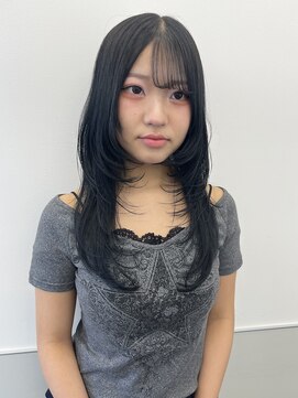 ゴウトゥデイシェアサロン 町田店(GO TODAY SHAiRE SALON) ブルーブラック×ハッシュカット【町田】