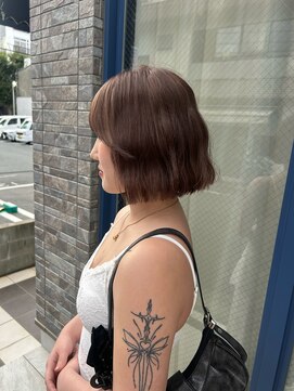 ソア 並木坂(Soa) タッセルボブ/ベージュカラー/髪質改善/熊本/上通り/並木坂