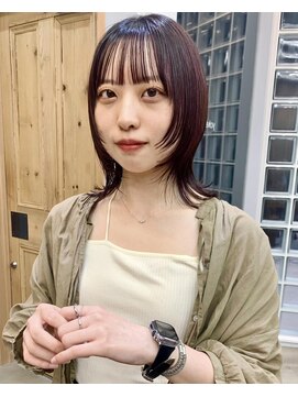 ヨーク(yoke) ラベンダーカラー/レイヤーボブ/ウルフレイヤー