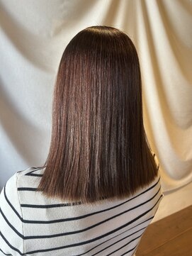 ココカラヘアー ニコ(cococara hair nico) ピンクブラウン/透明感/ミディアムボブ