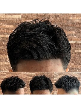 アールドボーテ 理容室(R de Beaute) 銀座 アップバング ショート スキンフェード