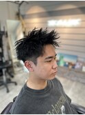 #MEN’S HAIR#サーフカール#刈り上げセンターパート#船橋