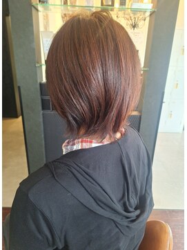 ローレン(LOREM) 赤みブラウン×レイヤーカット12.31