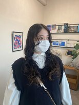 バトン(BATON)&nbsp;layer cut × long perm