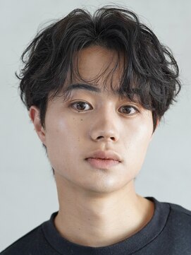 フィフスパーク(fifth PARK) アクティブショートフェザーパーマルーズショートセンターパート