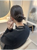 【牧内】ヘアセット/タイトシニヨン