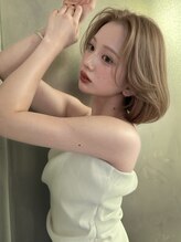 |CUT(BOB)| 韓国風くびれボブで叶う小顔ヘア◎