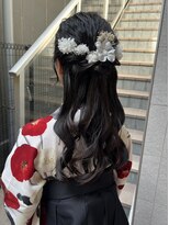 ケンジ 横浜(KENJE)&nbsp;ハーフアップ/ゆるふわ/卒業式/袴