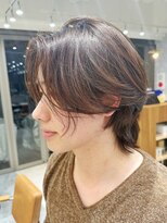ミリバイアフロート(MIRI by AFLOAT)&nbsp;【島田佑】メンズカットミディアムウルフセンターパート