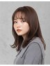 【カラーを繰り返しても艶を守る】カット+オーガニックカラー+頭皮ケア