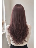 ヘアーサロンクレオ(CREO) ピンクカラー
