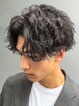 ブレイブボーイズ(BRAVE Boyz) 大人の色気◎フェード×波巻きスパイラルマッシュ [BRAVE Boys]