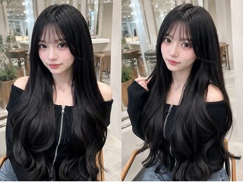クインセス(Quincess)の写真/人毛100%！53cmのスーパーロングで長さ出しやデザインカラー◎ナチュラル～ホワイト系まで豊富なカラー◎