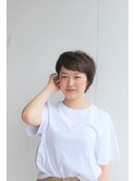 耳かけ可愛いショート