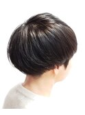 ナチュラルなマッシュルームヘアー