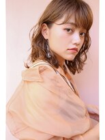 ポテト(potato) 透明感のあるベージュカラーの愛されふんわりミディ☆