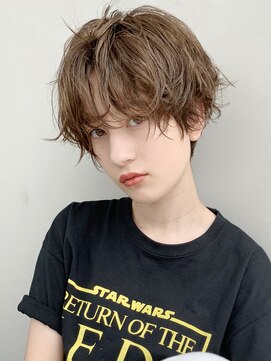 アイティー バイ アルバム 中野店(IT by ALBUM) グランジマッシュショート_外ハネボブアッシュブラウン_6179