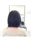 外ハネがキュート☆レイヤーボブ♪〔八戸,田向〕
