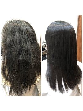 ヘアーグラン(Hair Gran.) 縮毛矯正施術例