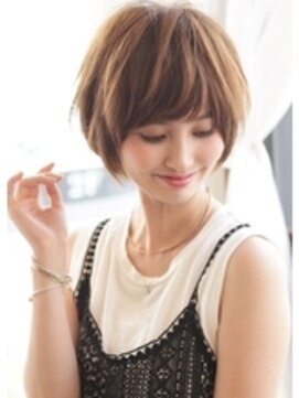 アグ ヘアー クオレア 古川橋店(Agu hair cuorea) 《Agu hair》大人かわいい小顔丸みショート