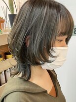 キューズ クラブ(cuz KLUB)&nbsp;【cuzKLUB】ハイライトカーキグレージュ×ウルフ＊【池袋】