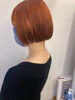 ヒビヲ(HIBIO)&nbsp;ダブルカラーピンクベージュピンクカラーケアブリーチミニボブ