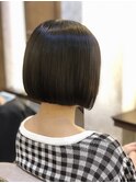 〈キシタクヘアー〉シンプルボブ