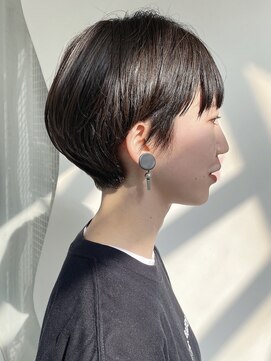 モリオ フロム ロンドン 大宮2号店(morio from London) 【なかじま ひびき】ワイドバング×マッシュショート