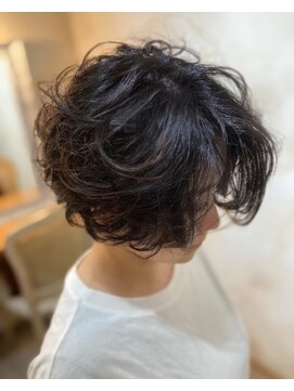 ヘアーリゾートガーデン 南林間店(Hair Resort Garden) ノージェンダーなハンサムショート/ウェーブパーマ
