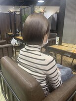 アルカナ 明治神宮前原宿(ARCANA)&nbsp;ホワイトグレージュ コンマヘア くすみカラー グレージュ