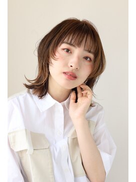 ヘアーアンドメイク エクリ 不動前店(Hair&Make equri) 外はねレイヤースタイル【目黒不動前】