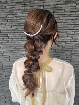 ハイバレーヘアーメゾン(HIGH VALLEY HAIRMAISON) お呼ばれヘアセット結婚式セット編み下ろしヘアセット