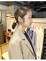エッセ 大阪梅田茶屋町店(esse)&nbsp;金箔ヘアアレンジ