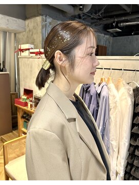 エッセ 大阪梅田茶屋町店(esse) 金箔ヘアアレンジ