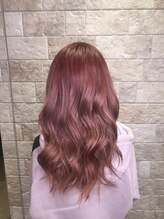 ヘアメイク アース 浜松市野店(HAIR & MAKE EARTH) ワインピンク！