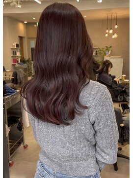 シーン(SCEN) red brown × face layer